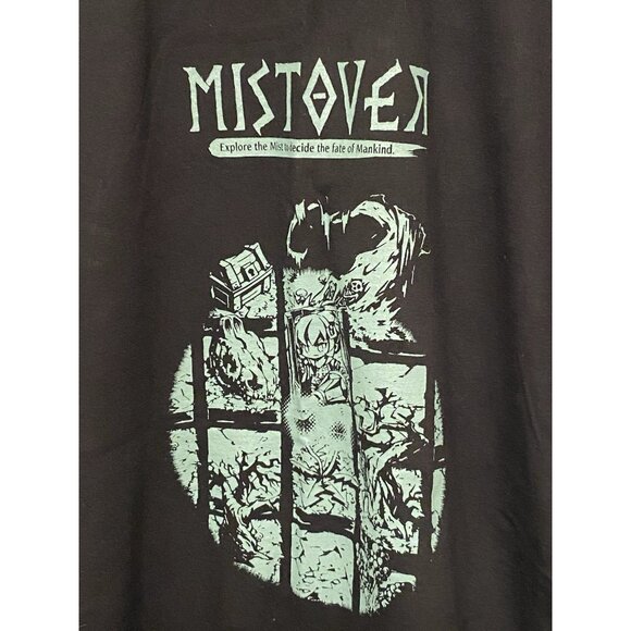 Mistover Black S/S T-Shirt Men's Size 2XL Stream Nintendo Switch Fate Of Mankind - Picture 4 of 14